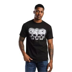 Sullen Art Collective “Play Games” Men's Black Skull Graphic Tee
